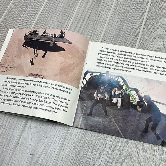 Star Wars "Return of the Jedi" Read-Along Book Record 33 1/3 RPM - Picture 5 of 6